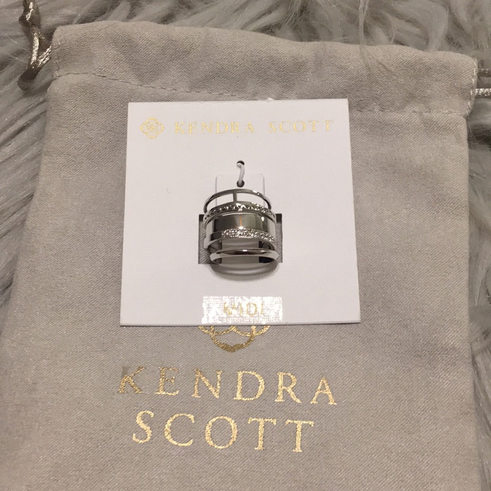 Kendra Scott Kara midi rings in silver